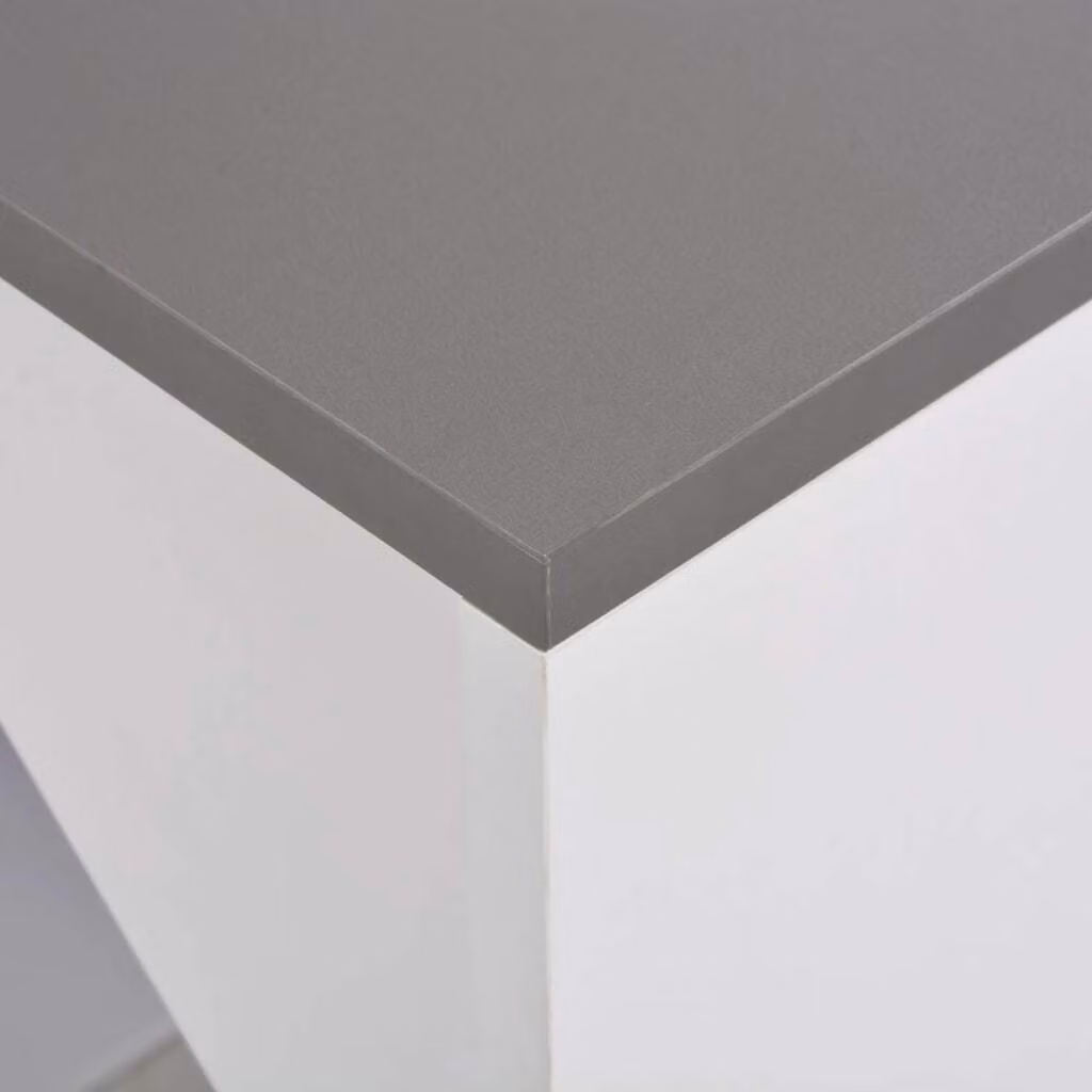 vidaXL Tavolo da bar con armadio bianco 115 x 59 x 200 cm