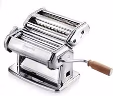 Macchina per pasta manuale Imperia in acciaio color argento con 6 spessori regolabili 150mm
