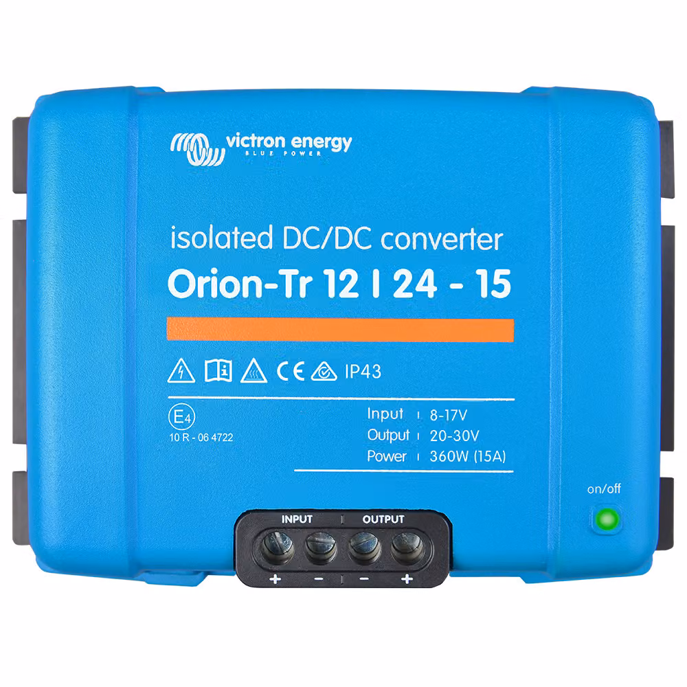 Convertitore per auto Victron Energy Orion-Tr 12/24-15A 360 W (ORI122441110)