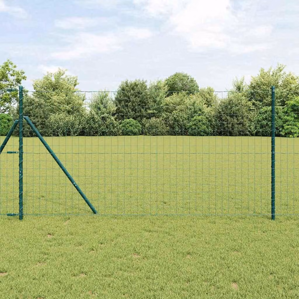 Maison Exclusive - Recinzione con Posto Grigio 1 x 25 m Acciaio