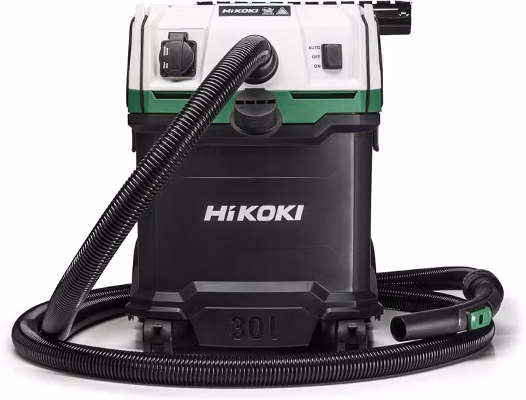 Aspirapolvere e aspiraliquidi, 1200 W, 30 litri, classe M, compatto, con filtro autopulente e presa di corrente