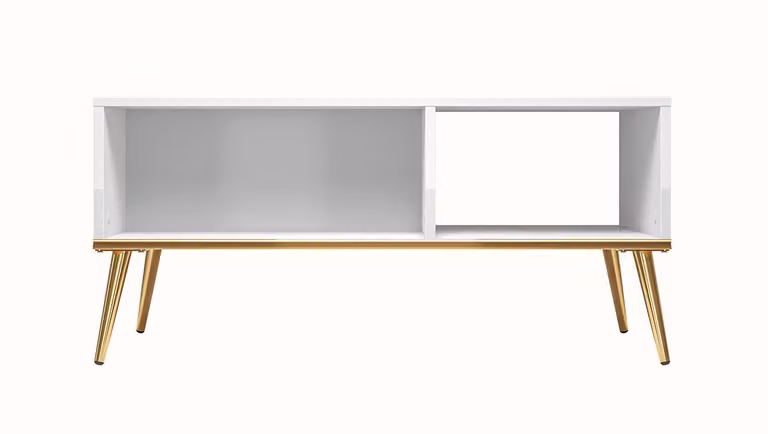 Tavolino da soggiorno AIKE - bianco