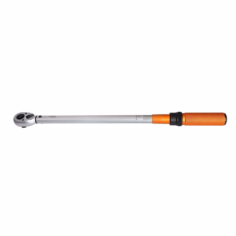 NEO TOOLS Chiave dinamometrica reversibile 1/2" 60-330Nm | Doppio clic, regolabile fino a 1 Nm, cricchetto destro/sinistro | Chiave in acciaio per utensili