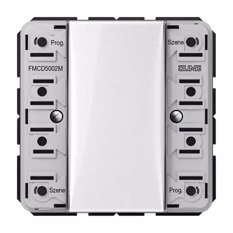 Modulo trasmettitore da parete wireless Jung FMCD5002M eNet a 2 canali