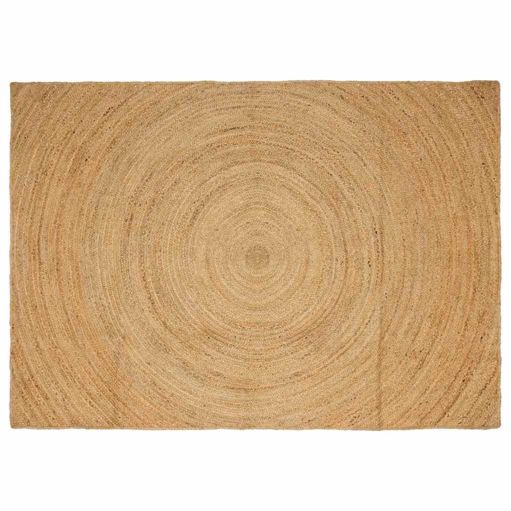 Tappeto in juta vidaXL per area living, rettangolare, beige/marrone, L: 160 cm x P: 230 cm