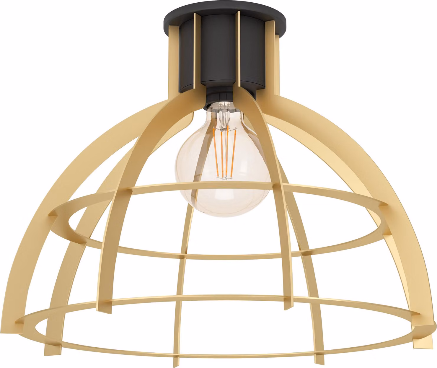 Eglo 43766 STILLINGTON E27 plafoniera Ø415mm oro nero