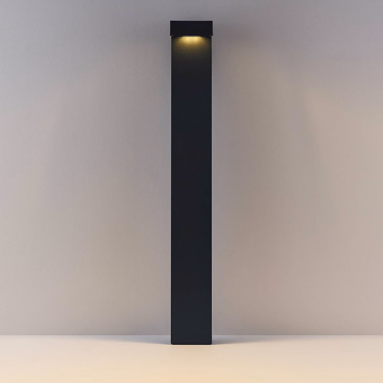 Molto Luce Lampione a LED ATO, altezza 85 cm, accensione/spegnimento, antracite, IP65, ATO, Nero, Alluminio, Moderno