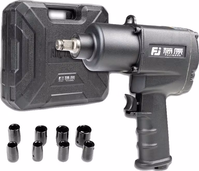 Avvitatore ad impulsi ad aria compressa, coppia 1280 Nm, velocità 7000 giri/min, set di chiavi