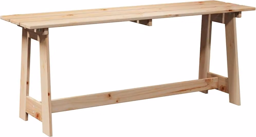 Panchina da esterno Naturale 119 x 37 x 47 cm