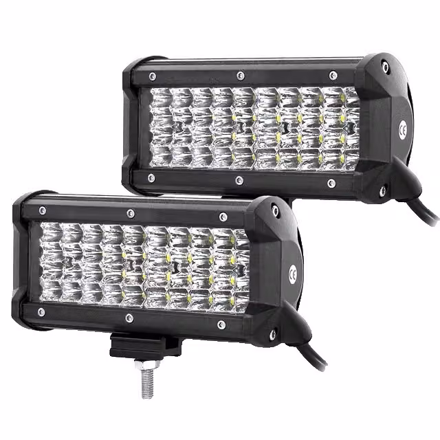 Striscia luminosa, materiali durevoli, ampia compatibilità, 2x 7in 120W Nessun filo