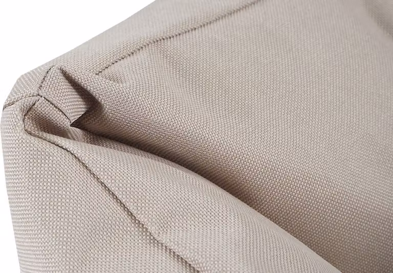 Cuccia per cani Knuffelwuff Finlay in tessuto di nylon M-L 85 x 63 cm beige