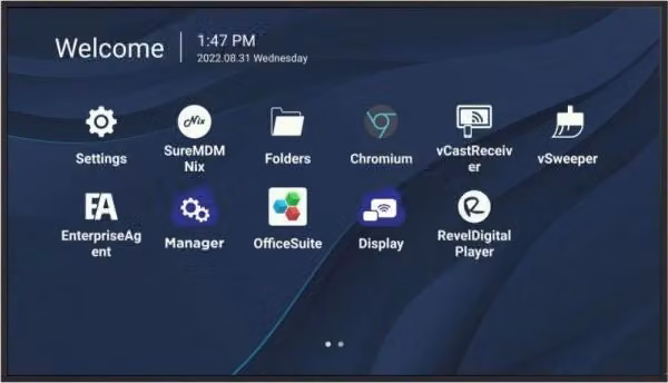 Viewsonic CDE7530 Visualizzatore di Messaggi 190,5 cm (75") 4K Ultra HD Wi-Fi Nero con Android 11