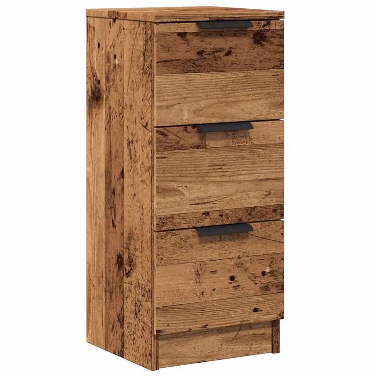Credenza Legno Antico 30x30x70 cm in Legno Multistrato