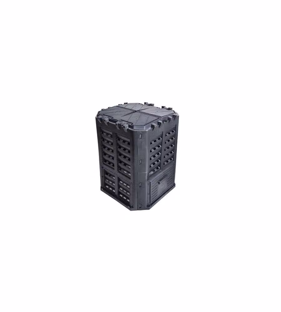 BRIXO Compostiera Kompobox - Nero - 360 Lt
