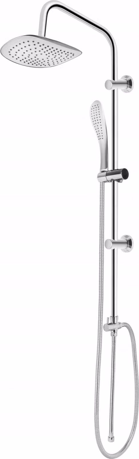 Set doccia con soffione a pioggia 18x23
