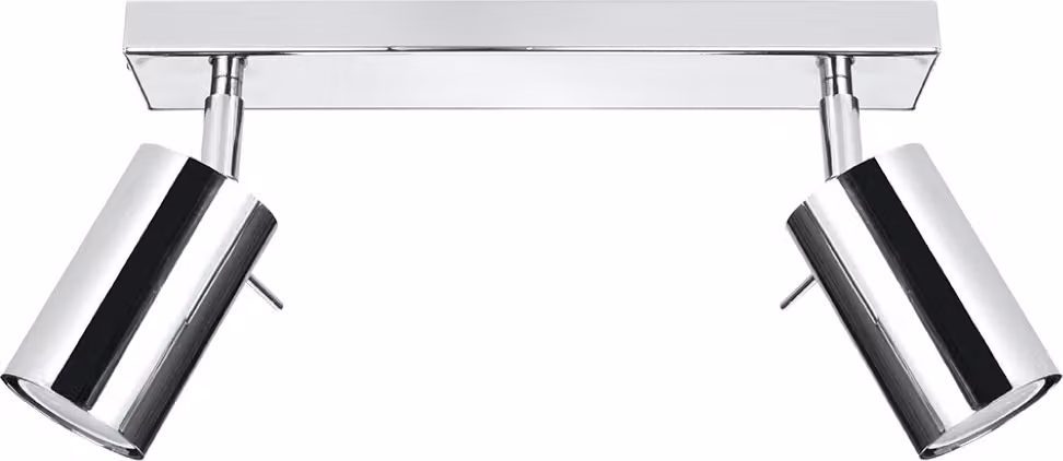 PLAFON MIRAX 2 GU10 Lampada da soffitto cromata LUMILO