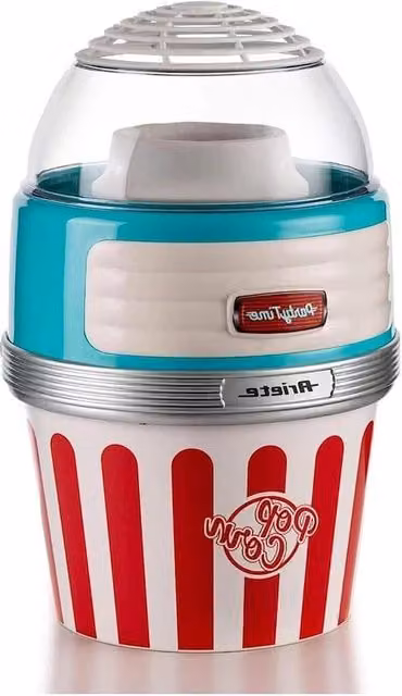 Popcorniere XL 1100 W con aria calda 2 minuti azzurro brillante - Ariete 2957
