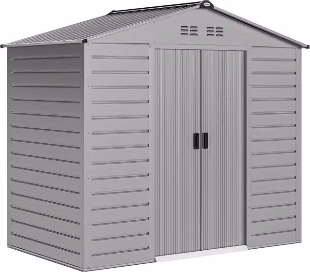 Casetta da giardino ¨C Minimal ¨C Grigio 213x131x192 cm