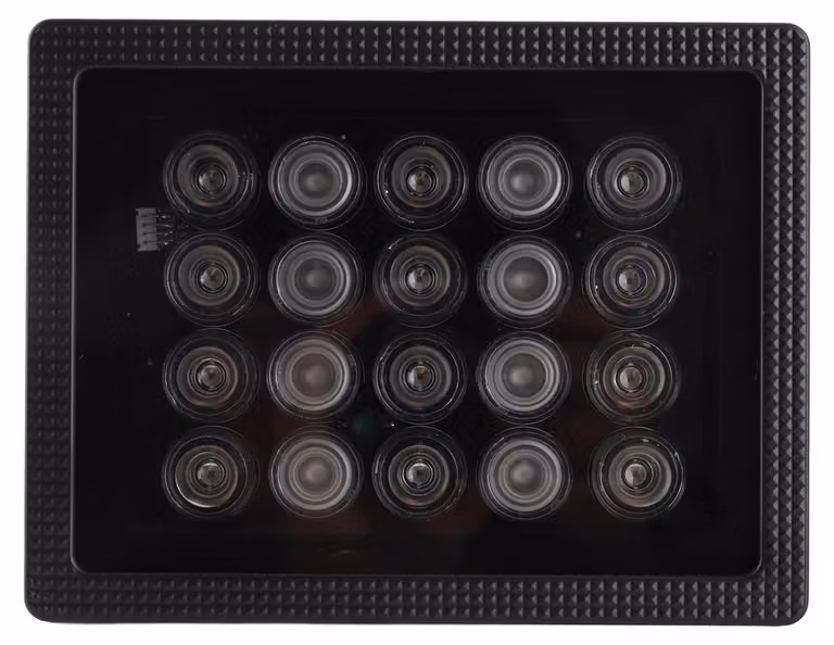 Luce di riempimento per telecamera di sorveglianza, IP66, impermeabile, per uso esterno, 20 LED, 850 nm, luce ausiliaria per visione notturna a infrarossi