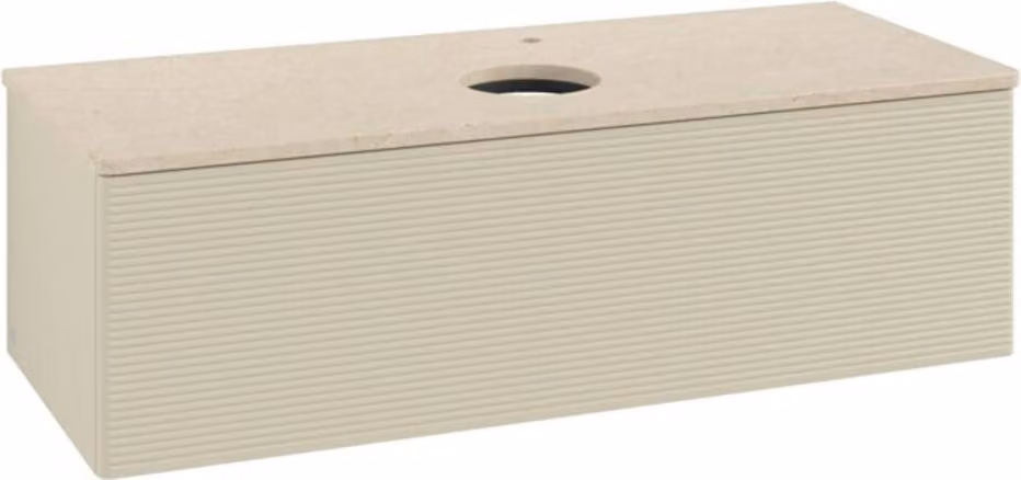Mobiletto V&B con struttura frontale, con illuminazione Antao 120x36x50cm, HL, WBP botti., si Gr m Lac