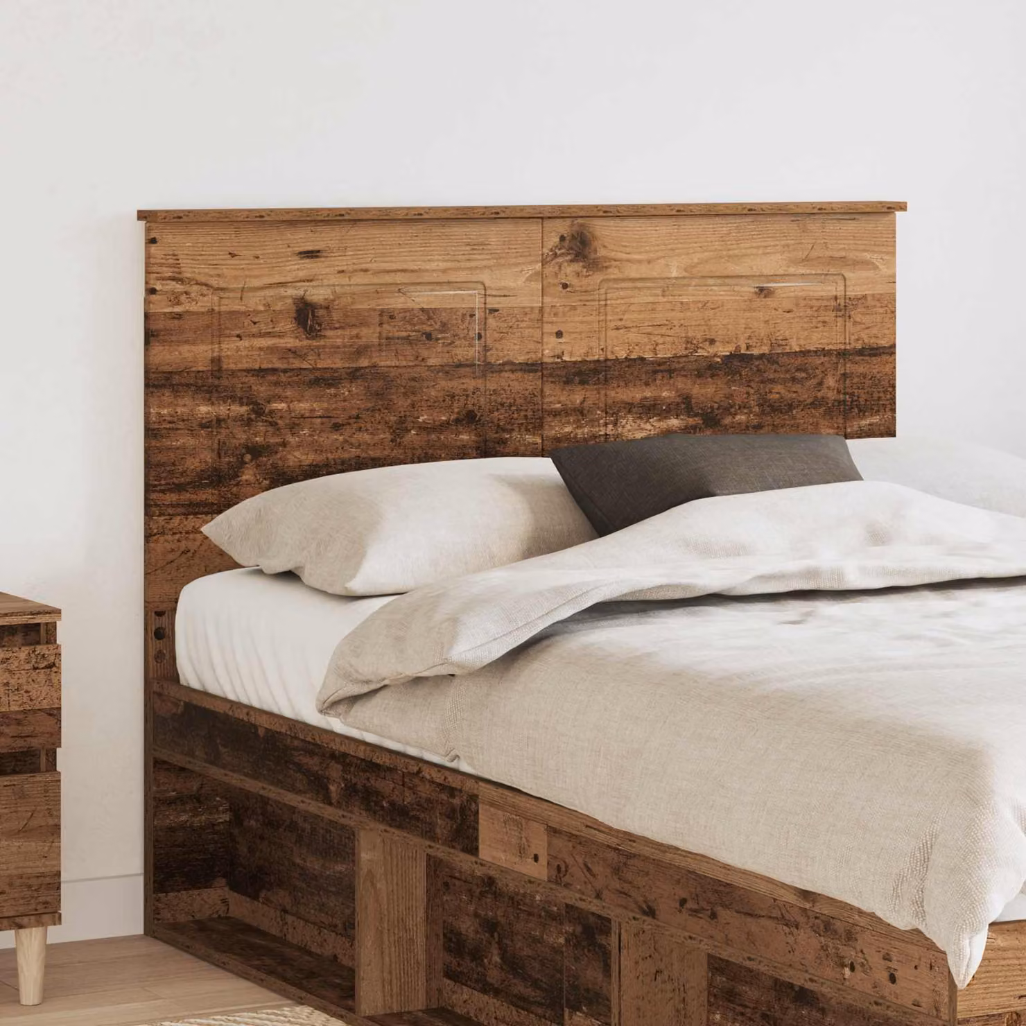 Testiera per letto vidaXL in legno ingegnerizzato marrone, L 138 x P 7 x H 100 cm
