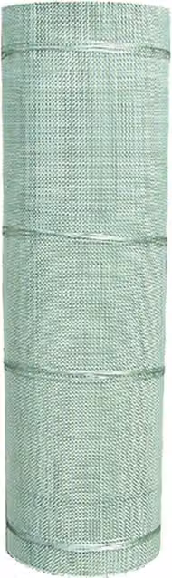 Tela quadra pesante in acciaio zincato argento SIDEX H 60 - 2 x 2 mm
