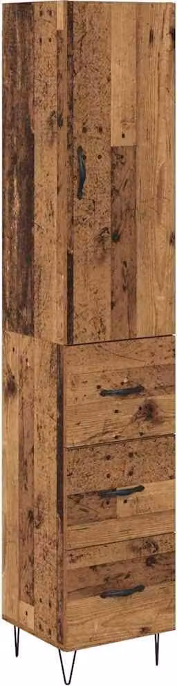 Credenza Legno vecchio 34,5 x 34 x 90 cm Legno multistrato