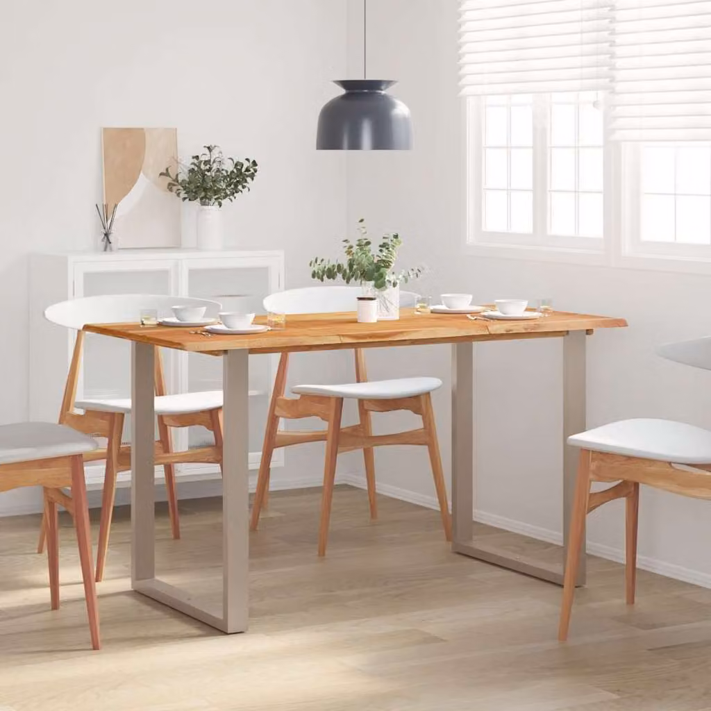 Maison Exclusive - Tavolo da pranzo 140×70×76 cm in legno massello di acacia