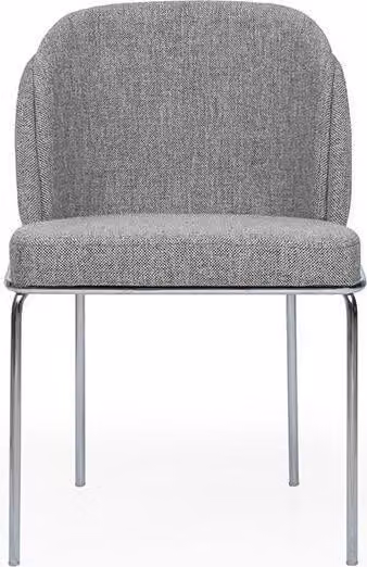 Polsterstuhl Grauer Esszimmer Stuhl Exklusive Esszimmer Metall Stühle