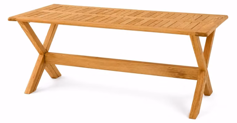Gartencouchtisch Modern Naturholz Elegant Rechteckig Robust Terrasse