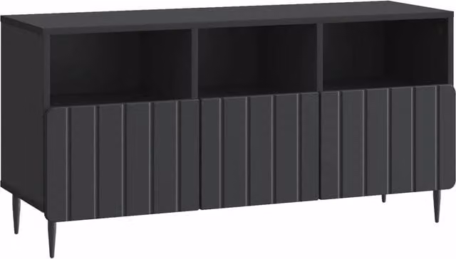 Mobile TV-Credenza per TV Nero 102 x 34,5 x 50 cm Legno ingegnerizzato 132953