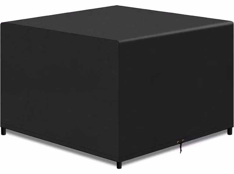 Copertura per mobili da giardino, realizzata in tessuto Oxford 420D, impermeabile, resistente ai raggi UV e al vento, colore nero, dimensioni 300x300x90 cm