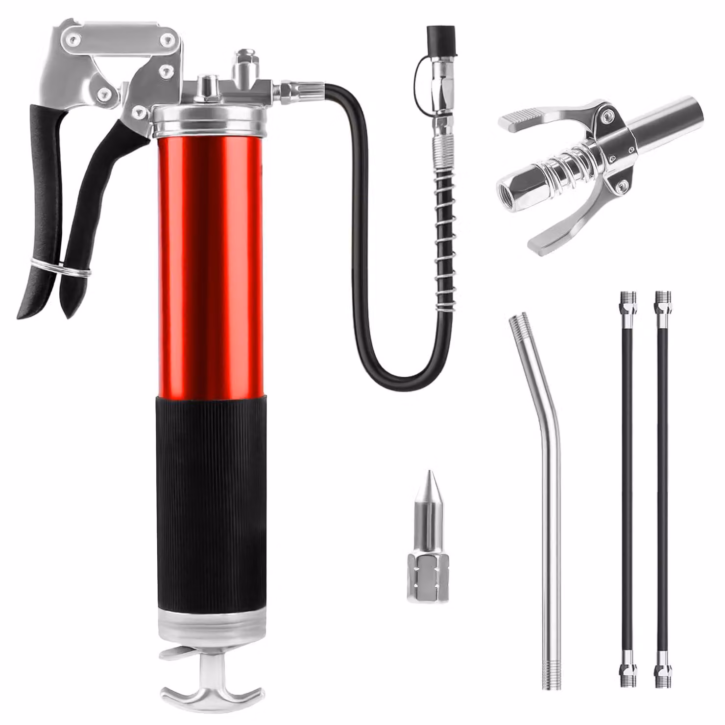 Kit per idropulitrice da 8000 PSI, completo di tubo flessibile e ugello, con cartucce da 400g