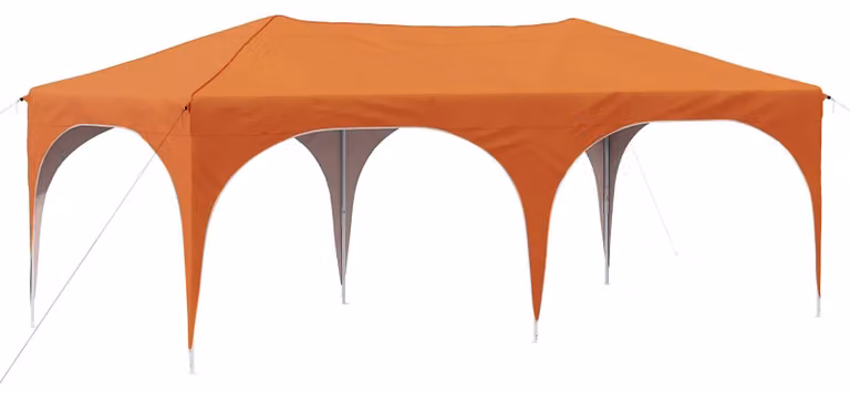 Tenda per feste a pop-up 575 x 288 x 245 cm Arancione