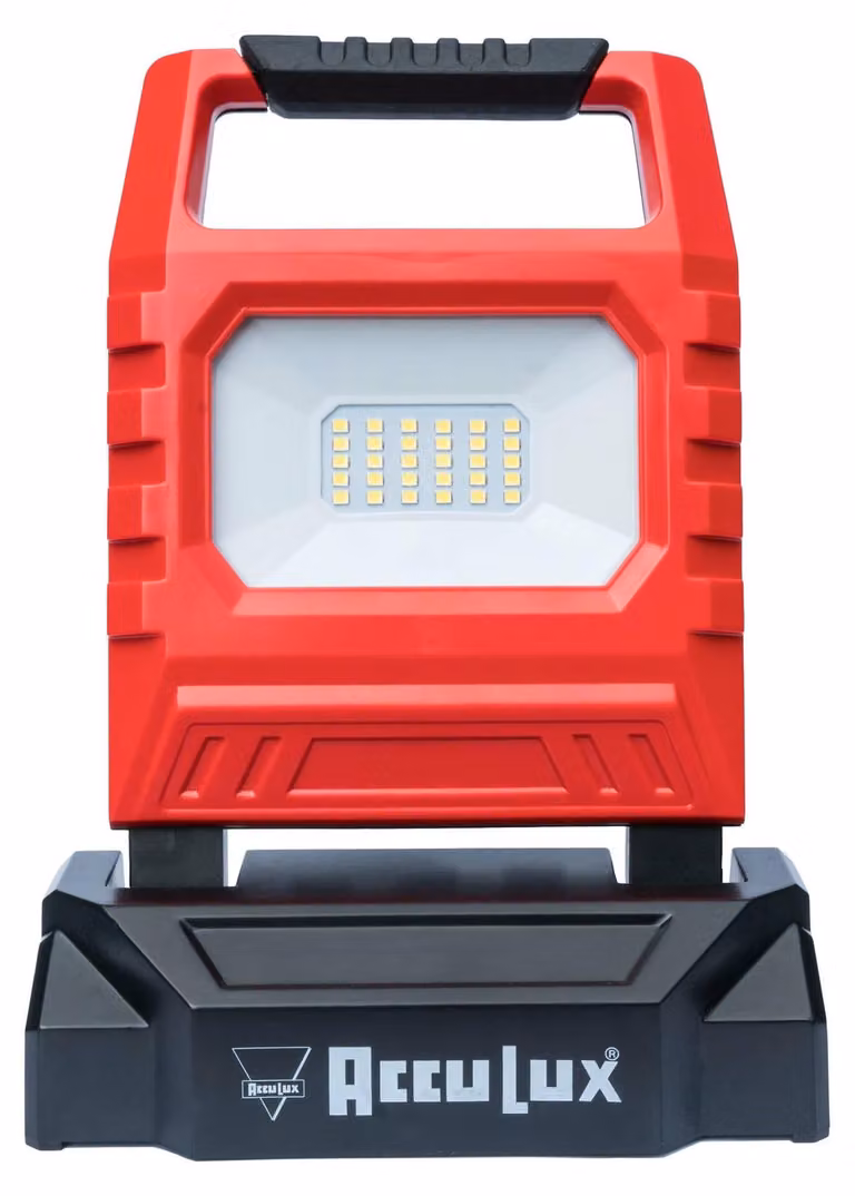 Lampada da lavoro ricaricabile a LED 15W 230V/12V - Faro portatile ricaricabile IP54 AccuLux 1500 LED