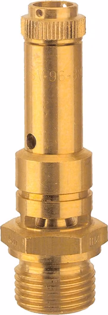 Valvola di sicurezza Riegler DN 8, ottone, G 1/2, pressione di esercizio 4,2 bar