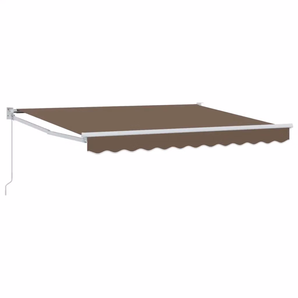 Tenda retrattile Videx beige in poliestere e alluminio con bracci pieghevoli e manovella L: 350 cm, H: 200 cm – 2