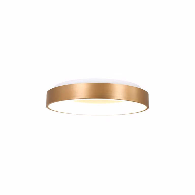 Plafoniera - oro - Ringlede -  plastica metallo - Ø 30cm - LED - 3086GO - Steinhauer