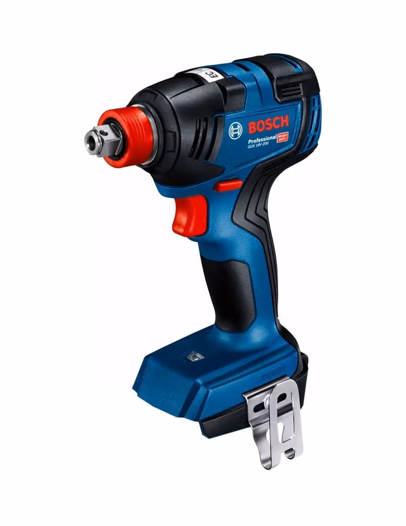 Avvitatore a massa battente Bosch GDX 18V-200 con batteria da 4,0 Ah e caricabatterie GAL18V-20 in blu – 2