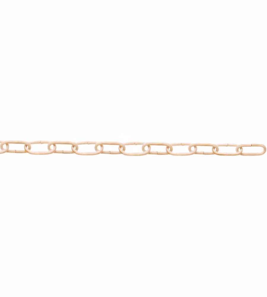 Catena Liscia Lacata bianca 21 x 10 x 2 mm