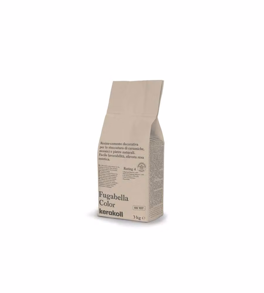 Kerakoll Fugabella Color KK 107 Stucco per Fughe Avorio 3kg - Resina-Cemento