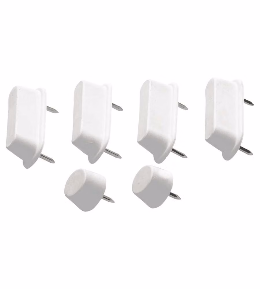 Polipropilene Set paracolpi chiodati per copriwater 12 mm antiscivolo