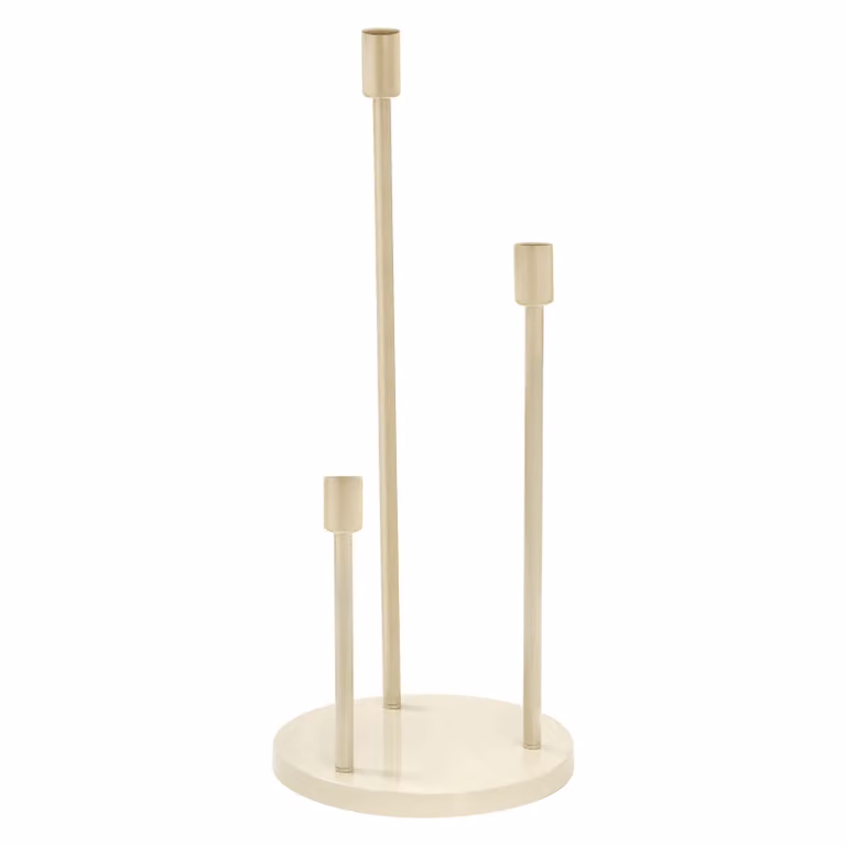 OSRAM DECOR STICK FLOOR lampada da terra, 3 x E27, beige, acciaio inossidabile, scenari di illuminazione personalizzati, ideale per le zone giorno, interruttore a pedale, design moderno, base E27, decorativa