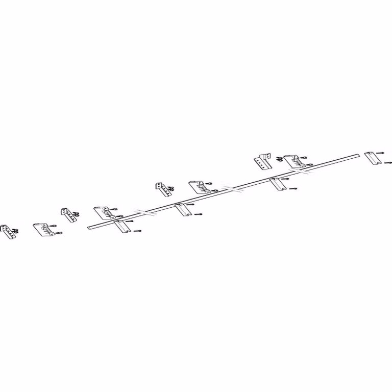 ABN Modulo per guide di raccolta 5FB/1RE N/PE con CU 12x5 mm, unipolare, 30° Standard MXSC51411