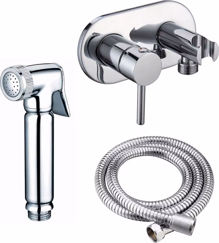 Set completo da incasso per WC/bidet con doccetta e miscelatore