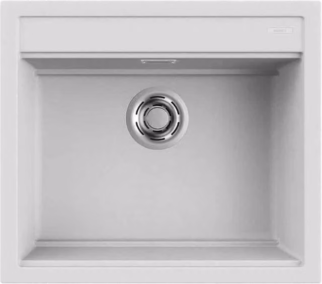 Lavello Elleci Incasso 1 vasca 57x51 Best 105 Granitek Bianco LGB10568