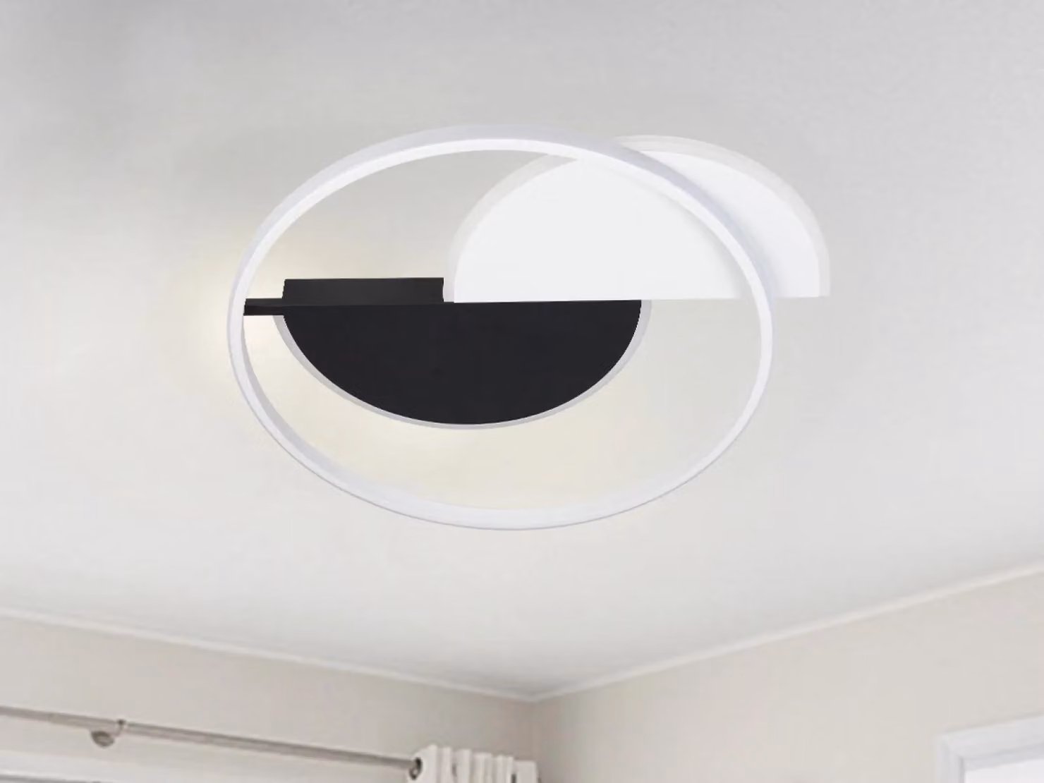 Lampada a soffitto a LED con telecomando, 70W - TA1315/WB