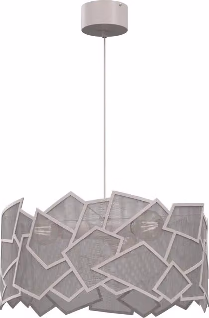 Lampada sospesa Camo 3 luci E27 cashmere Luminex