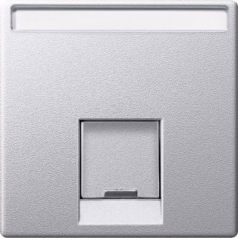 Piastra centrale per connettore Schneider Electric a 1 posto, in alluminio, sistema M