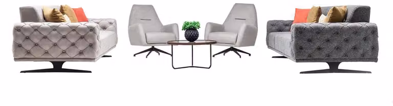 Sofa Set Wohnzimmergarnitur Garnitur Polstergruppe Couch Sofagarnitur 4tlg